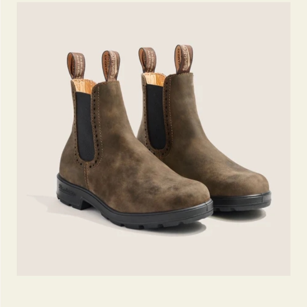 Blundstone High Top Boots #1351 Rustic Brown Size 6